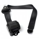 Universal Retractable 3 Point Auto Car Safety Seat Lap Belt Set Kit