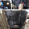 2PCS Oxford Car Interior Baby Anti-kick Pad Cover Protect Mat Seat Back Storage Bag