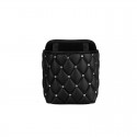 Car Back Seat Organiser Crystal Rhinestones PU Leather Tidy Pocket Storage Bag