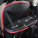 Car Leather Storage Back Seat Multi-Pocket Organizer Folding Holder Pocket Sack