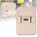 Car Seat Back Mat Front Seat Storage Organizer Felt Tablet Phone Pocket Bag