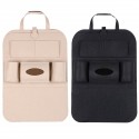 Car Seat Back Mat Front Seat Storage Organizer Felt Tablet Phone Pocket Bag