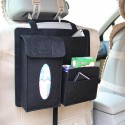 Felt Car Seat Back Storage Bag Multi Pocket Phone Cup Holder Organizer