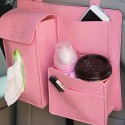 Felt Car Seat Back Storage Bag Multi Pocket Phone Cup Holder Organizer