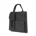 Felt Car Seat Back Storage Bag Multi Pocket Phone Cup Holder Organizer