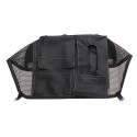Leather Car Seat Back Storage Bag Organizer Holder Multi Pocket Travel Storage Hanging Net