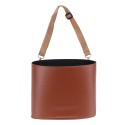 PU Leather Car Seat Back Storage Bag Garbage Rubish Trash Bin Multifunctional Storage Bucket