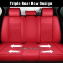 3D Perforated PU Leather Universal Car seat Covers All Season Optional