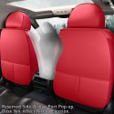 3D Perforated PU Leather Universal Car seat Covers All Season Optional