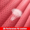 3D Perforated PU Leather Universal Car seat Covers All Season Optional