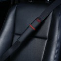 A Pair Leather Car Seat Belt Should Pad Black Guard Cover Protector Seat Belt Cushion Universal