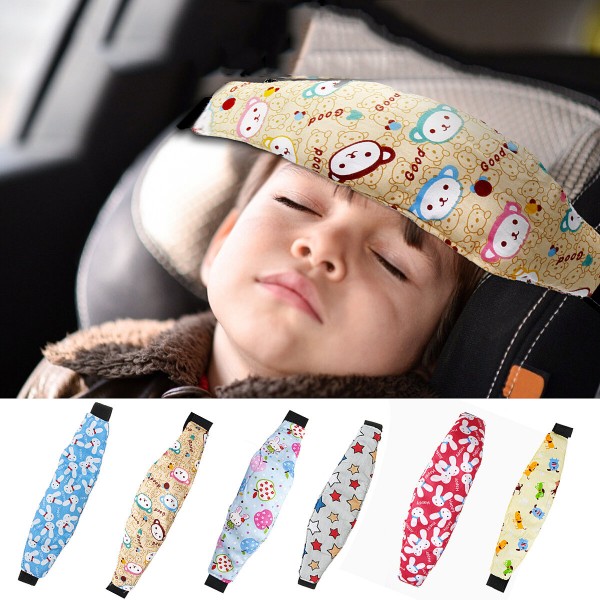 Baby Head Support Stroller Sleep Nap Aid Safety Strap Car Seat Fastening Belt