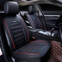 1 Pcs Soft Wear-Resistant PU Leather Universal Car Front Seat Cover Cushion NEW