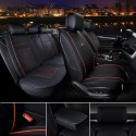 10pcs PU Leather Car Seat Cover 5 Seat Front and Rear Seat Cover Set Full Surround Needlework