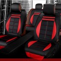 11pcs Leather Deluxe Car Full Surround Seat Covers Cushion Protector Universal for Five Seats Car