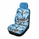 1/2/7 PCS Universal Car Seat Cover Wolf Animal Print Front Rear Seat Cushion Breathable Protectors Set