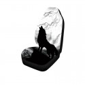 1/2/7 Pcs Universal Car Seat Covers Howling Wolf Design Front Seat Full Cover