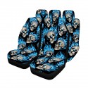 1/2/7PCS Car Seat Cover Set Universal Fit Skull Pattern Protection Universal