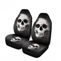 1/2/7PCS Car Seat Cover Set Universal Fit Skull Pattern Seat Protection Cover