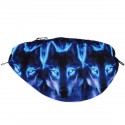 1/2/7PCS Car Seat Covers Set Universal Fit Wolf Pattern Seat Protection Cover