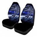 1/2PCS Front Car Seat Cover Protector Wolf printed Non-slip Universal