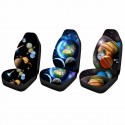 1/2PCS Universe Print Car Auto Front Seat Cover Protector Universal Fit For SUV