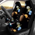 1/2PCS Universe Print Car Auto Front Seat Cover Protector Universal Fit For SUV