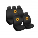 12PCS Waterproof Universal Full Set Car Seat Covers Car Truck Sunflower