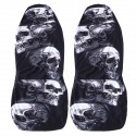 1/2Pcs Skull Front Car Seat Cover Protector Vehicles Interior Cushions Universal