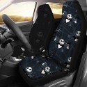 1/2Pcs Skull Printed Universal Car Front Seat Cover Auto Cushion Protector Mat