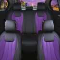 13PCS PU Leather Car Seat Cover Full Set Front Rear with Pillow Waist Cushion Universal for 5-Seats