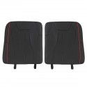 13PCS PU Leather Car Seat Cover Full Set Front Rear with Pillow Waist Cushion Universal for 5-Seats