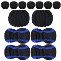 13PCS Universal Car Front Seat Back Bench Covers Protectors Full Set Washable