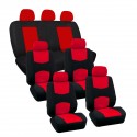 13PCS Universal Car Seat Cover Full Set Front Rear Cushion Mat Protector 7 Seats