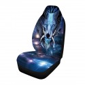 1/7 PCS Universal Car Seat Covers Starry Sky Lion Design Front Seat Full Cover