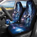 1/7 PCS Universal Car Seat Covers Starry Sky Lion Design Front Seat Full Cover