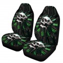 1/7 PCS Universal Skull Car Seat Covers Front & Rear Seat Protectors