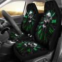 1/7 PCS Universal Skull Car Seat Covers Front & Rear Seat Protectors