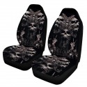 1 PC Universal Car SUV Truck Seat Covers Skull Front & Rear Seat Full Protect