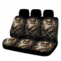 1/7PCS Universal Car Seat Covers Set Skull Pharaoh Seat Covers For Car SUV