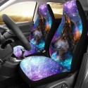 1PC Universal Car Front Seat Cover Wolf Cushion Polyester For Auto SUV Truck