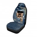 1PCS Single Seat Car Front Seat Cover Protector Universal Cushion Animal Printed