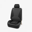 1X Universal Car Seat Covers Front Seat Faux PU Leather Covers Cushion Stitching