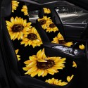 1pc Universal Deluxe Sunflower Car Cover Protector Cushion Front Seat Cover