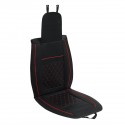 1psc PU Leather Car Full Surround Seat Cover Cushion Protector Set Universal for 5 Seats Car