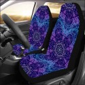 1x Car Front Seat Cover Fabric Cases Protector Universal Breathable For SUV Van