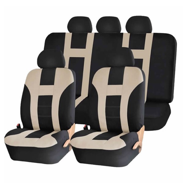 2/4/9Pcs Car Seat Covers Protectors Universal Washable Full Set Front Rear