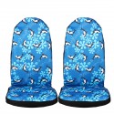 2PCS Fashion Printed Car Seat Covers Universal Automobile Accessories
