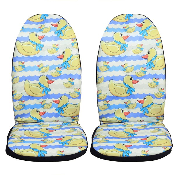 2PCS Fashion Printed Car Seat Covers Universal Automobile Accessories