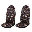 2PCS Fashion Printed Car Seat Covers Universal Automobile Accessories